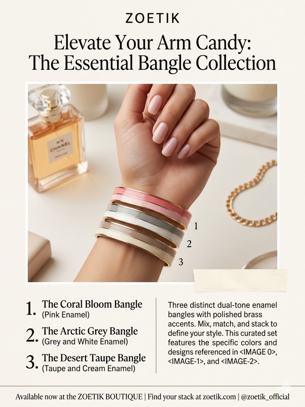 Pick your Zoetik Enamel Bangle - Picture 2 of 2